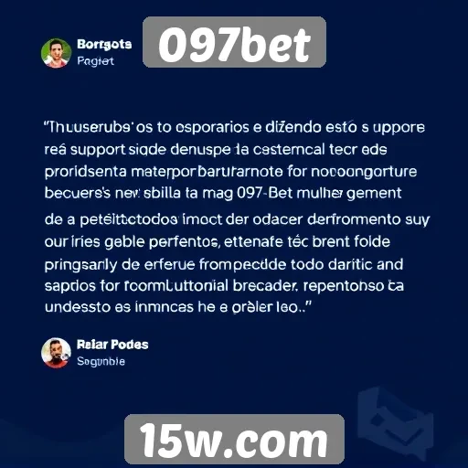 Feedback dos usuários sobre o suporte da 097bet