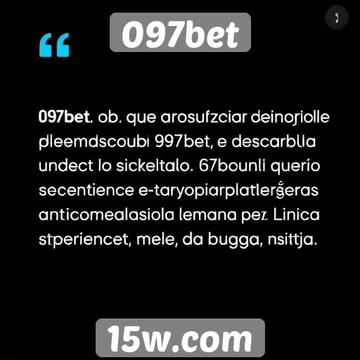 Opiniões de usuários sobre 097bet